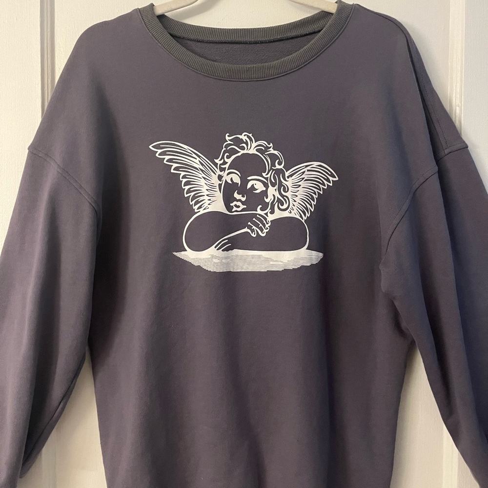 Angel gray sweatshirt